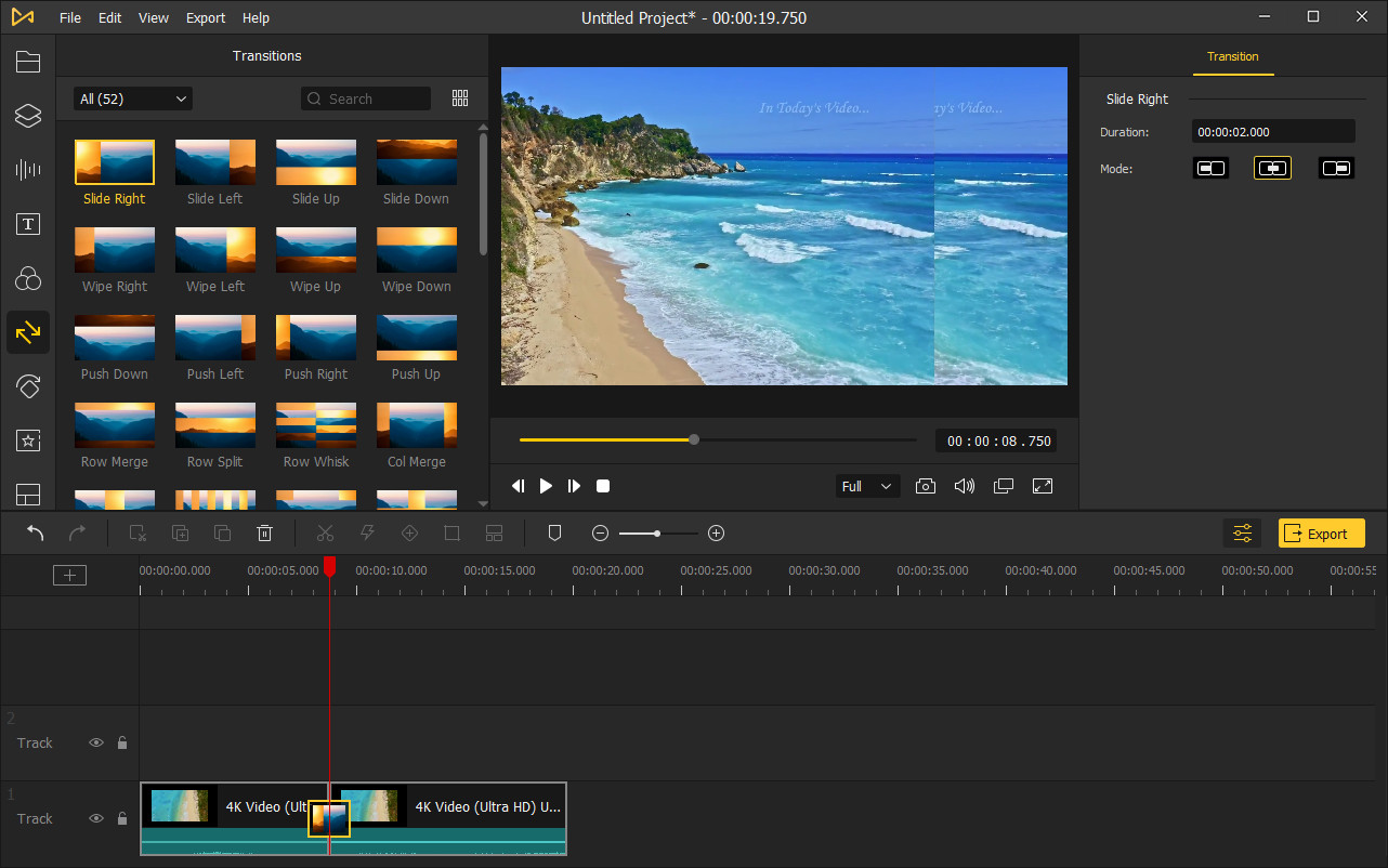 add transition