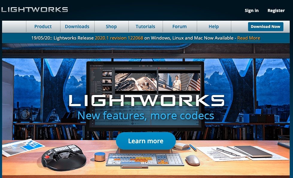 lightworks無料分割画面ビデオエディター